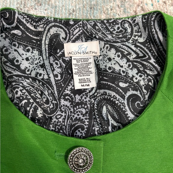 Jaclyn Smith Vibrant Green Women's Blazer - Picture 2 of 4